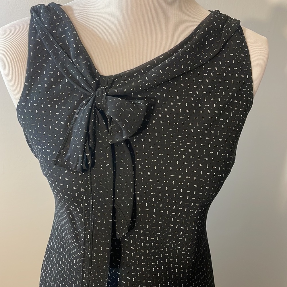 Anne Taylor-Loft Navy and White Slip Dress - Picture 3 of 7